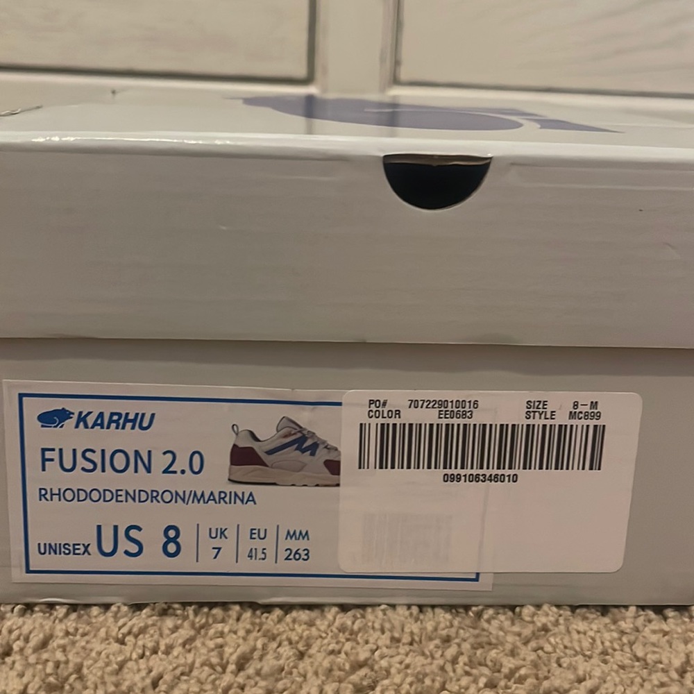 Karhu Fusion 2.0 Rhododendron/Marina size us 8